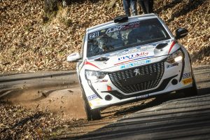 Peugeot 208 Rally Cup Top 2022: la prima gara al Ciocco la vince Stefano Santero