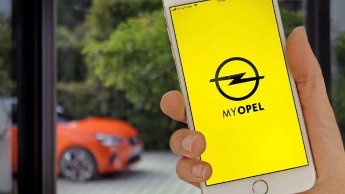 Funzioni dedicate nell’App “My Opel” alle vetture elettrificate Opel