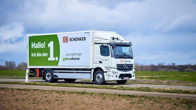 Prima serie di Mercedes Benz eActros per DB Schenker