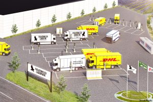 Cinque veicoli elettrici Scania a Flakenklev Logistik