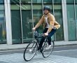 1 Swytch eBike Conversion Kit – Man Riding Converted Bike