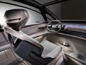 Lo spazio in prima classe dell’Audi Urbansphere concept