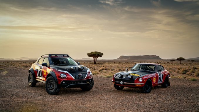 Concept car da rally ibrida creata da Nissan in collaborazione con Shell