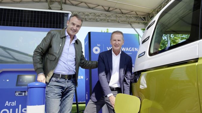 Partnership strategica tra Volkswagen e BP per la ricarica rapida in Europa