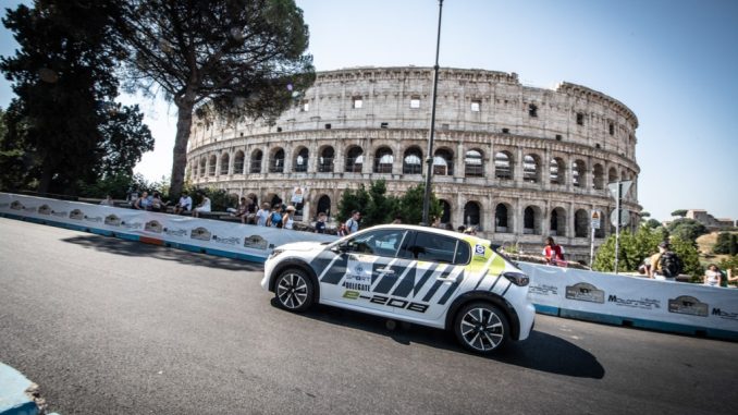 L’elettrica Peugeot e-208 apripista anche al Rally di Roma