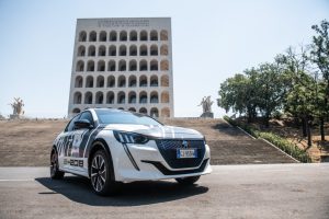 L’elettrica Peugeot e-208 apripista anche al Rally di Roma