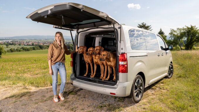 Opel Zafira-e Life è la migliore amica del cane