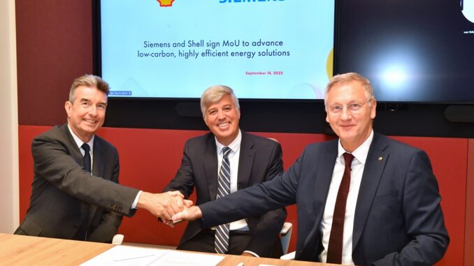 Accordo Siemens e Shell per soluzioni energetiche efficienti