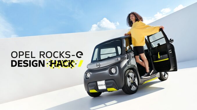 Invito Opel ai designer per creare un’originale Opel Rocks-e Concept