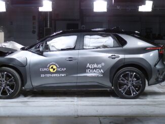 Cinque stelle nel test di sicurezza Euro NCAP del 2022 per la Subaru Solterra elettrica