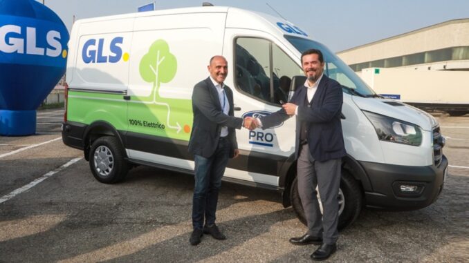 GLS Italy prova un furgone elettrico Ford E-Transit
