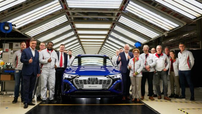 Inizio della produzione di Audi Q8 e-tron a Bruxelles