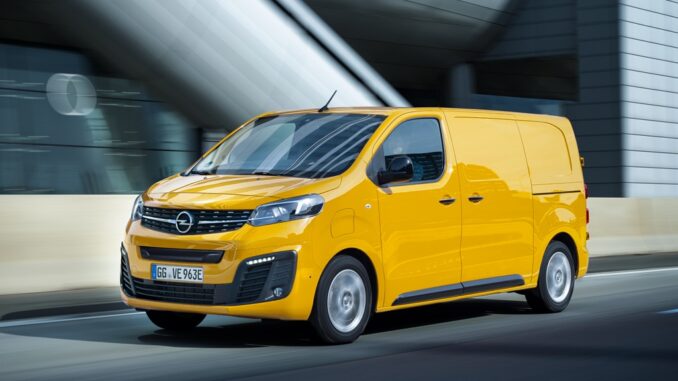 Opel/Vauxhall Vivaro Electric primo e-LCV nel Regno Unito