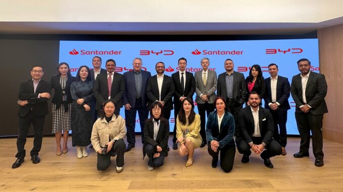Partnership BYD e Santander Bank per Auto Financial Solutions in Messico