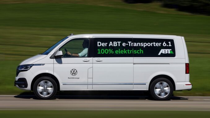 ABT e-Line converte la Volkswagen T6.1 alla trazione elettrica