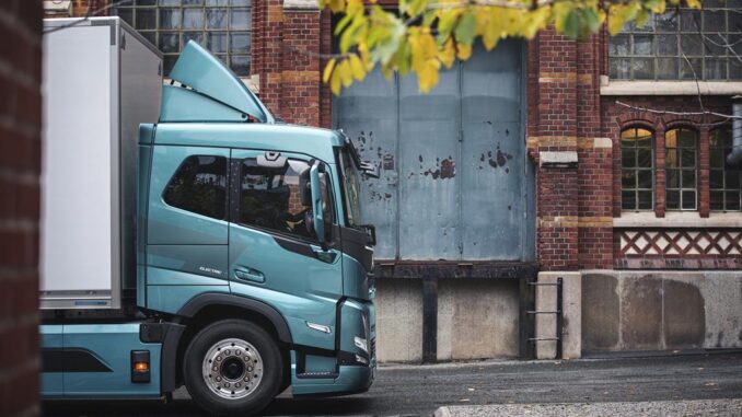 Leadership Volvo nel mercato dei camion elettrici