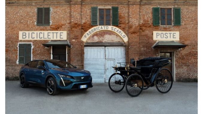La prima auto a petrolio in assoluto a circolare in Italia è stata una Peugeot e ora a distanza di 130 anni, la casa del Leone guida il futuro della mobilità.