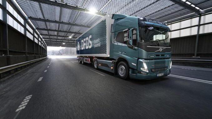 Da Volvo Trucks, venti veicoli elettrici DFDS di Göteborg