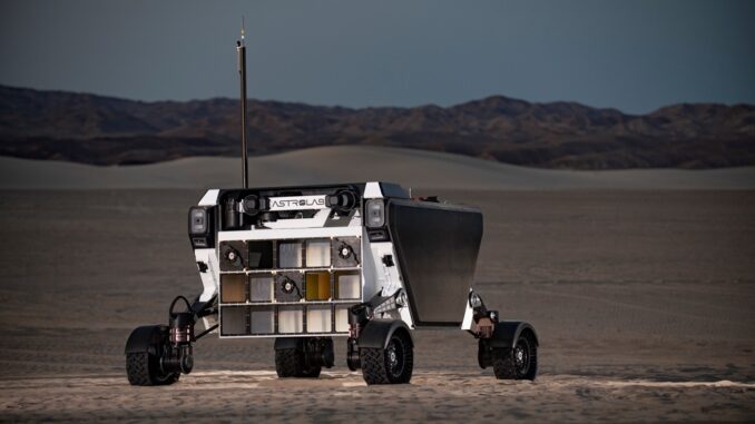 Il rover FLEX di Venturi Astrolab verso la luna con la missione SpaceX
