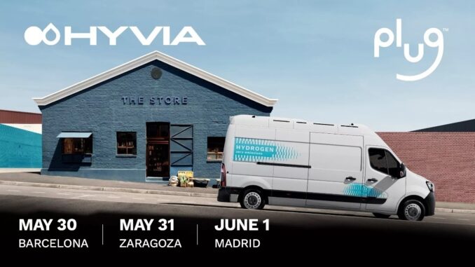 Hyvia e Plug mostrano in tour il Renault Master Van H2-Tech