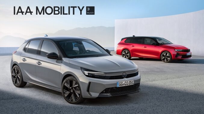 Opel con tre anteprime allo IAA Mobility 2023 di Monaco