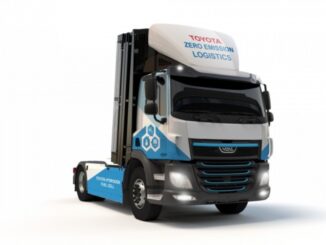 Logistica Toyota Europe con camion a fuel cell