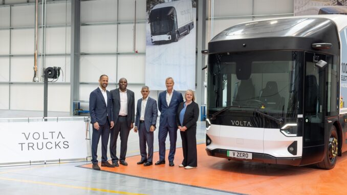 Inaugurato a Londra il Volta Trucks' Hub