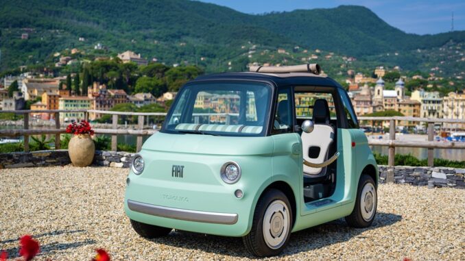 Nuova Fiat Topolino elettrifica le città