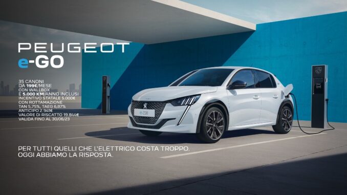 Peugeot e-GO per guidare auto elettrica senza pensieri