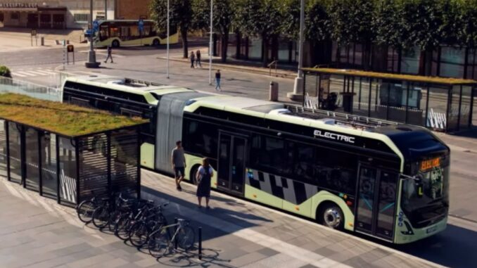 Autobus elettrico in Messico lanciato da Volvo Buses con un modello circolare per le batterie