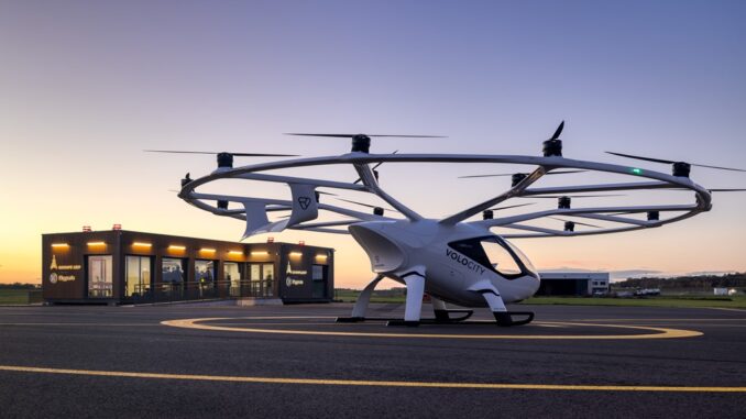 Mobilità aerea urbana elettrica: Groupe ADP e Volocopter pianificano per l'estate 2024