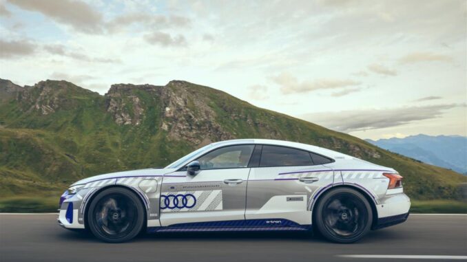Presentata Audi RS e-tron GT ice race edition