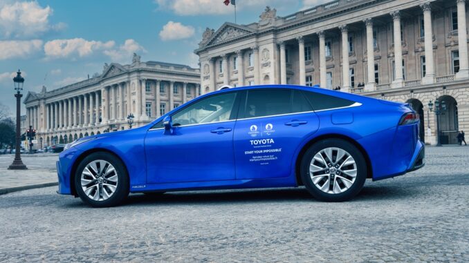 500 Toyota Mirai a fuel cell nella flotta dei Giochi Olimpici e Paraolimpici di Parigi 2024