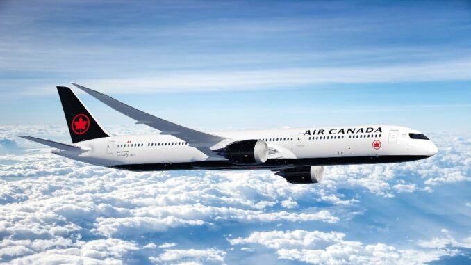 Air Canada: ordine di 18 Boeing 787-10 a basso consumo