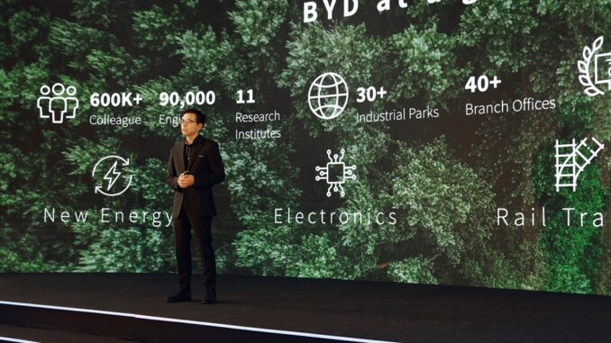 BYD lancia la sua gamma di veicoli elettrici in Turchia