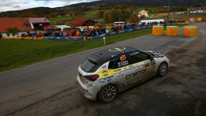 Calle Carlberg vince l'ADAC Opel Rally Cup 2023 "powered by GSe"