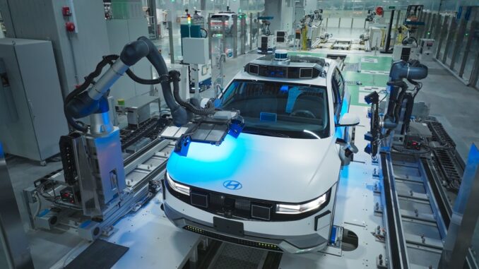 I robotaxi Ioniq 5 verranno prodotti nel Centro Hyundai di Singapore