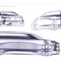 Volvo EM90 Design Sketches