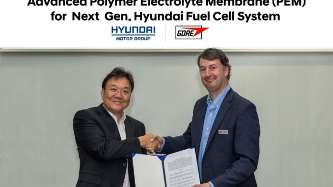 Membrana per fuel cells sviluppata da Hyundai, Kia e Gore