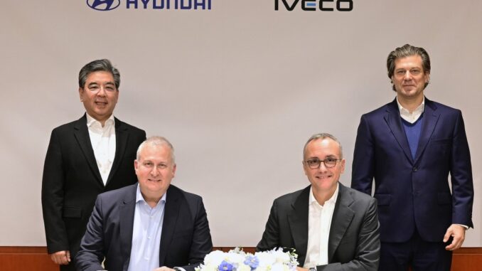 Hyundai fornirà a Iveco Group un veicolo commerciale elettrico leggero