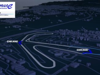 Il layout della pista di Formula E a Misano