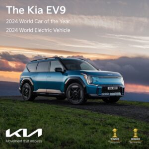 Doppia vittoria di Kia EV9 ai 2024 World Car Awards