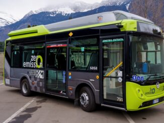 Nuovo autobus elettrico Rampini a Merano