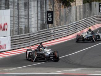 Uno due Jaguar al Monaco E-Prix di Formula E