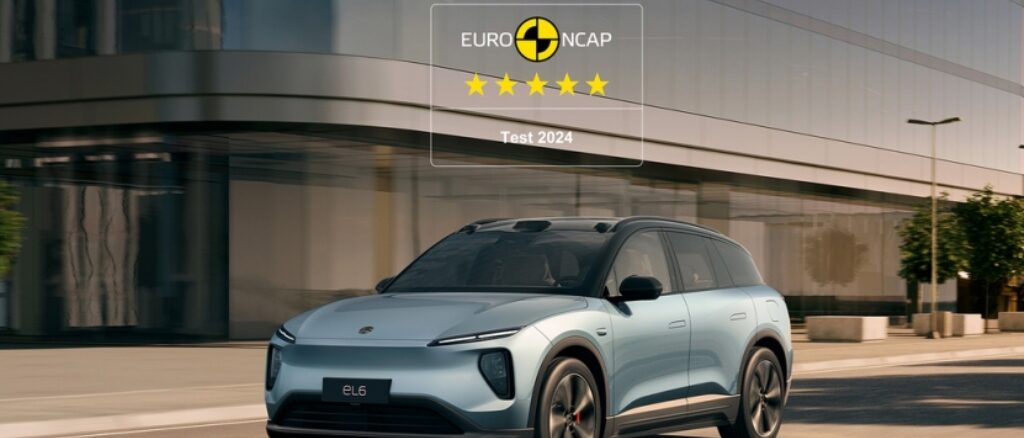 Valutazione Euro NCAP a cinque stelle per NIO EL6