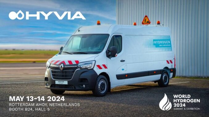 Hyvia e Renault Paesi Bassi al World Hydrogen Summit 2024 di Rotterdam
